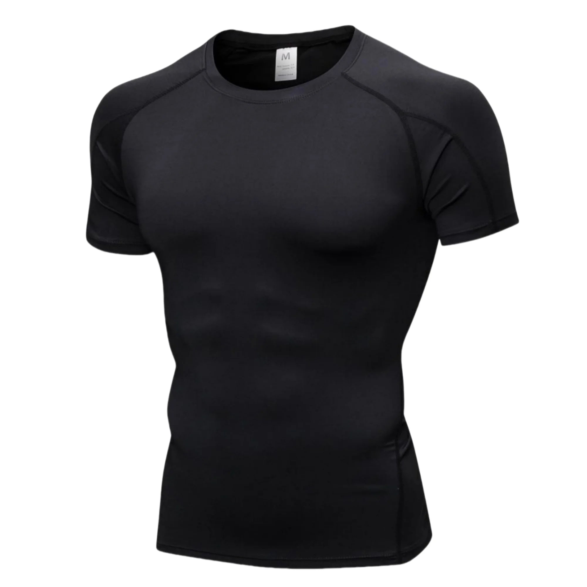 HoopDrip Men's Short Sleeve Compression Shirts