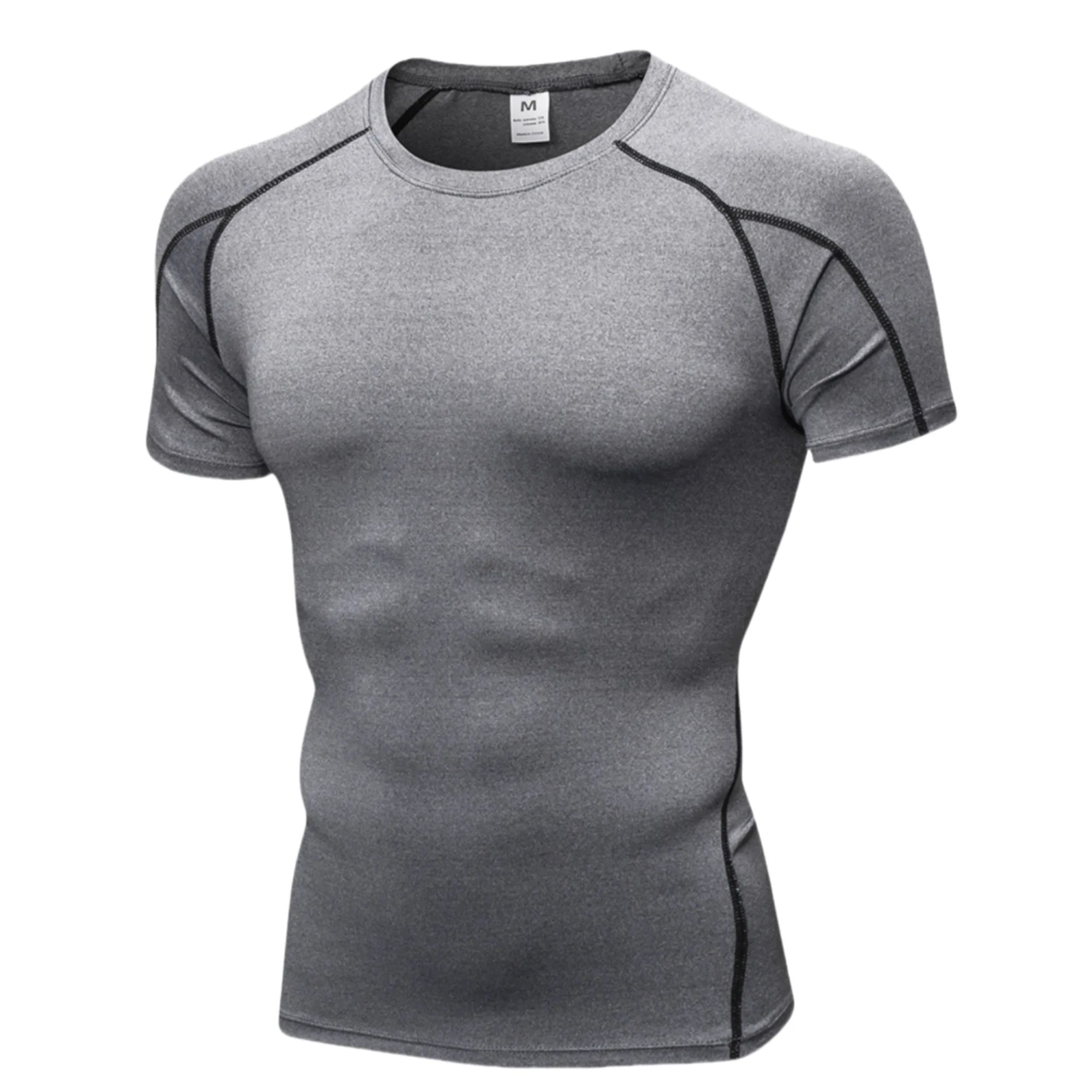 HoopDrip Men's Short Sleeve Compression Shirts
